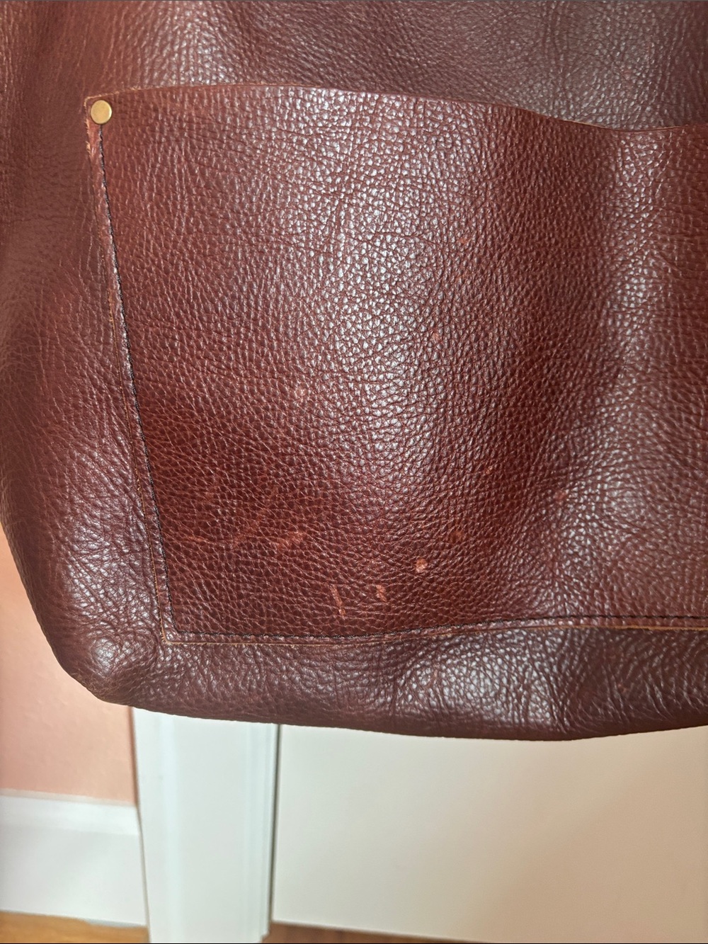 Portland leather goods medium tote bag - Picture 9 of 12